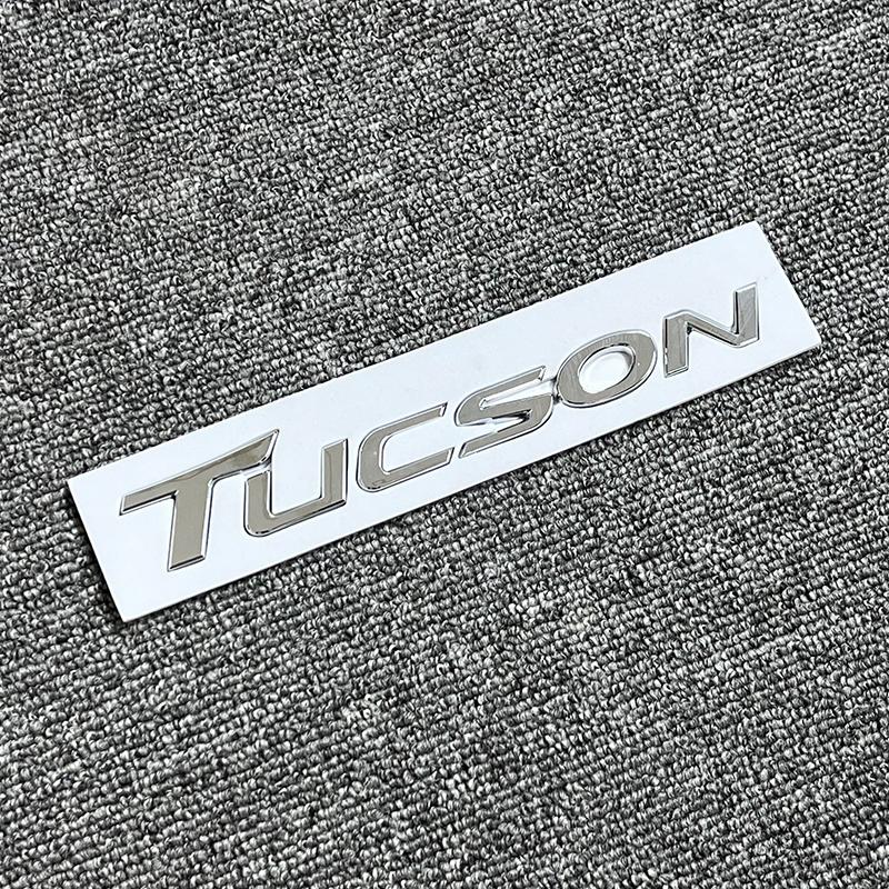 swpzb8 3D ABS Fit 2019-2021 TUCSON Rear Liftgate Nameplate Emblem Badge Letter Glossy Black Accessories