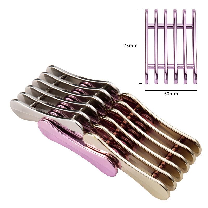 New Makeup Brush Nail Pen Rack 5-grid Electroplating Desktop Nail Tool Storage Rack Brush Cleaning and Drying Rack Beauty Tools