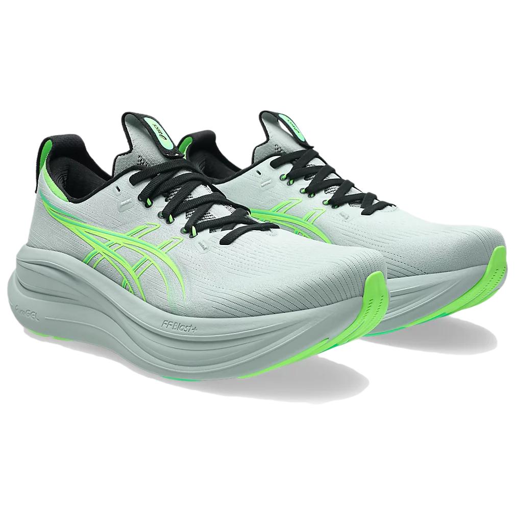 Asics Мужские беговые кроссовки GEL-NIMBUS 28 Cold Moss Illuminate Green Neutral 1011C127-400