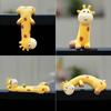 3D Desk Toy Computer Monitor Decor Mini Dolls Giraffe Ornament Model  Auto Interior