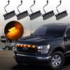 Для Ford F150 F-150 XL XLT    Передние решетки автомобиля Светодиодные огни Светодиодная световая планка Решетка Светодиодный свет Желтый Светодиод Автомобильные аксессуары