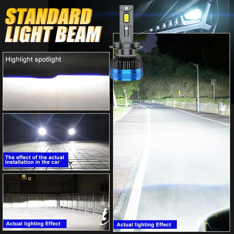 HLXG H4 LED H7 H11 Canbus Фара Высокая Мощность Без Ошибок CSP H1 H8 9005 HB3 9006 HB4 9012 HIR2 Турбо Лампа 6000K 4300K Автомобильный Свет