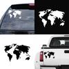 World Map Car-Styling SUV Truck Body Window Reflective Decals Sticker Decor