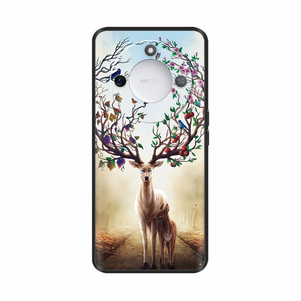 Для Honor X9c Умный чехол на HonorX9c X 9c Чехлы Милый Мультяшный Астронавт Узор Расписанный Силиконовый Ударопрочный Задняя Крышка Funda Capa