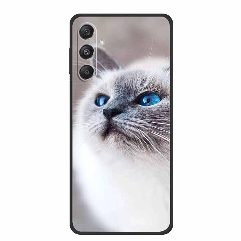 Чехол для телефона Samsung Galaxy A17 5G, мягкий ТПУ силиконовый чехол для Samsung Galaxy A 17, чехол-бампер, мультяшные цветы, защитный корпус