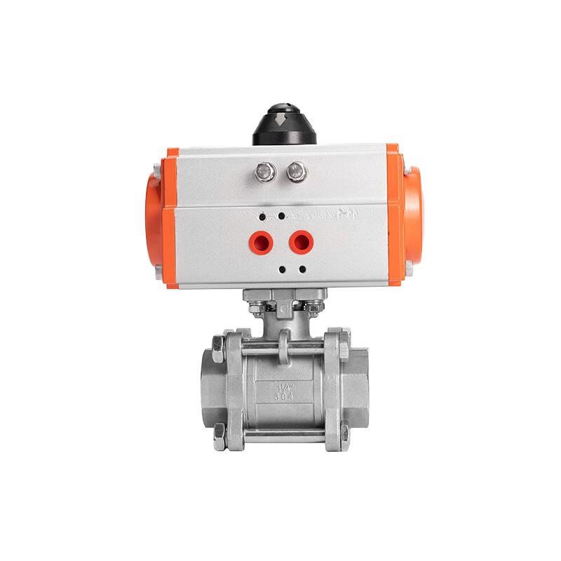 Yonghao Yinghong 304 Stainless Steel Pneumatic Three-Piece Ball Valve