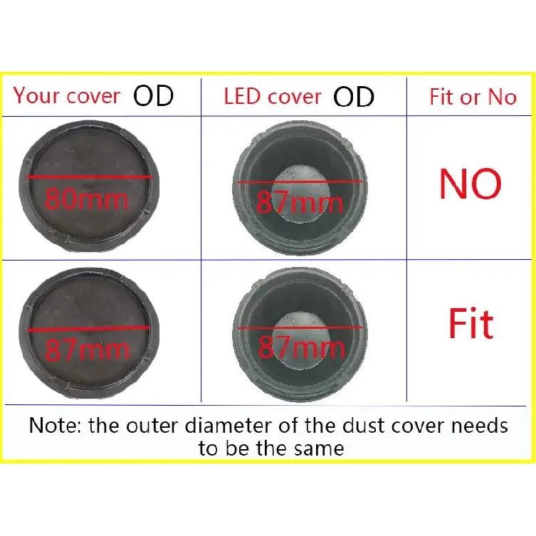 Headlight Dust Cover Rear Shell Headlamp Cap Low Beam Waterproof Dustproof Sealing Lid For Fiat 500 Abarth 2009-2020