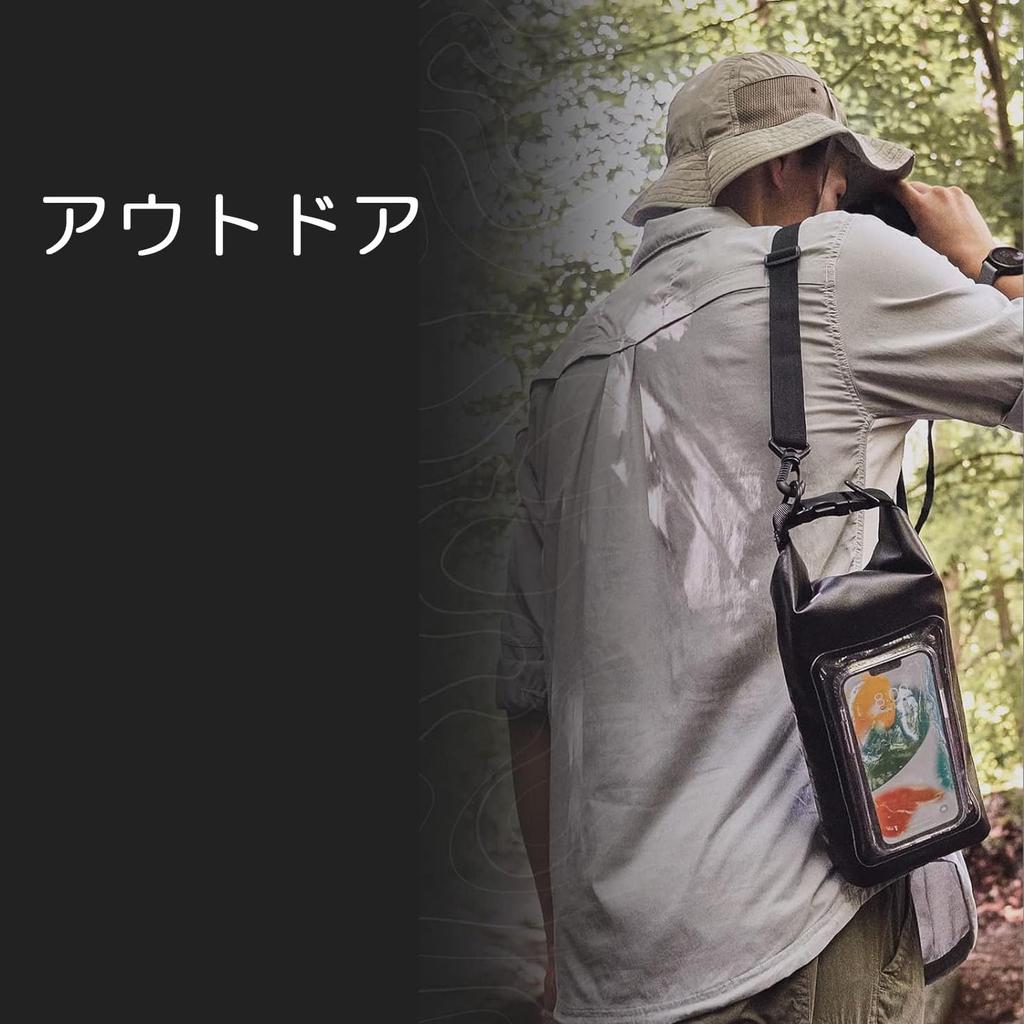 Водонепроницаемый сухой мешок для и Android с карманом для смартфона и сенсорным экраном Съемный плечевой Морской Телефон Сухой Pelican 3 литра смартфоны,