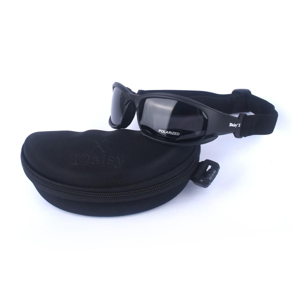 X7 Polarized Black Shooting Goggles Tactical Windproof Glasses Outdoor Driving Sunglasses