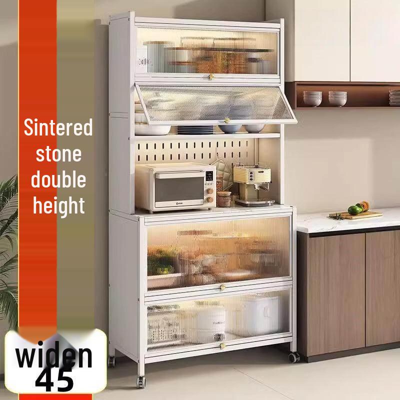 Multifunctional 6-Tier Steel Kitchen Storage Cabinet