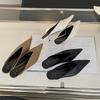 Женские тапочки с заостренным носком и kitten heel, для весенней уличной носки - Идеальны для повседневной носки