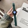 Для Samsung Galaxy Watch7 44мм/40мм Ремешок для часов 20мм Плетеный Клетчатый Узор Кожаный Наручный Ремешок