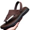 Fashion 2025 Summer New Designer Flip Flops for Men Fashion Casual Outwear Solid Color Sandals Male Anti-slip Beach Slipper Shoes Man