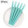 5/6 пар пищевых палочек многоразового использования корейские палочки для еды можно мыть в посудомоечной машине моющиеся палочки для еды нескользящие простые в использовании