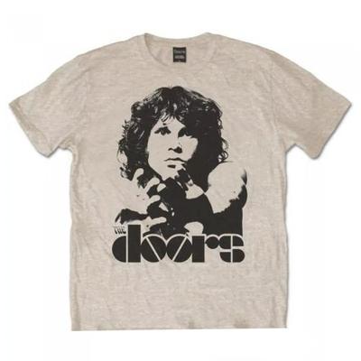 The Doors Хлопковая футболка унисекс для взрослых с разрывом насквозь