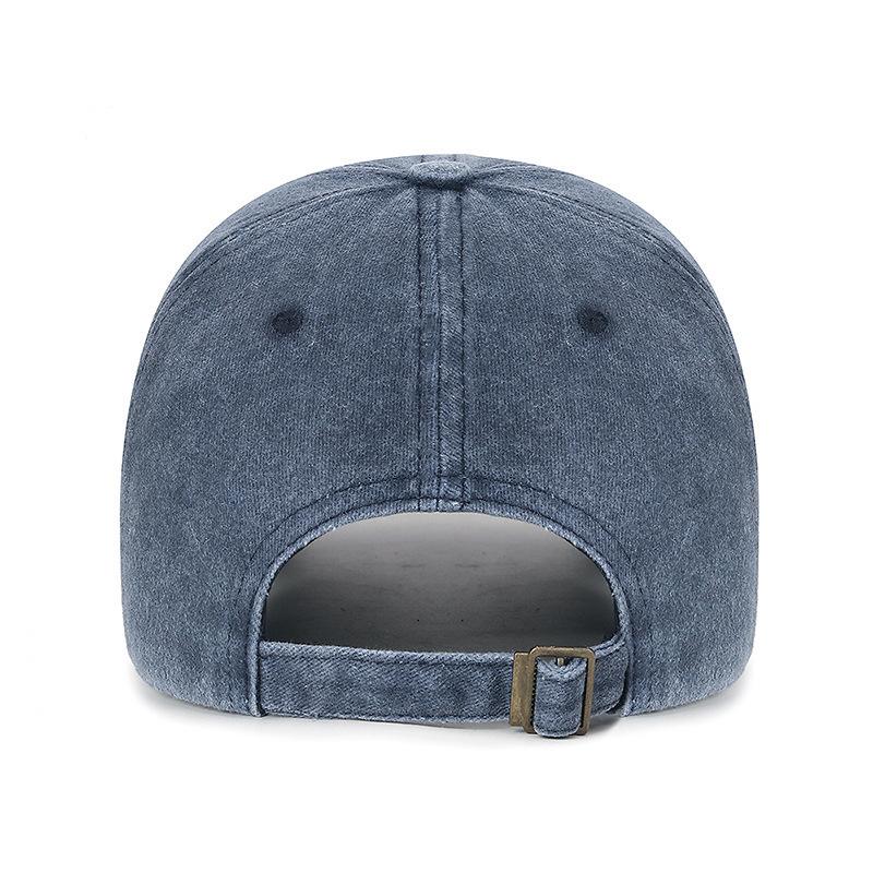 Washed Visor Three-Dimensional Embroidery 1947 Letter Soft Top Baseball Cap Casual Cap Women