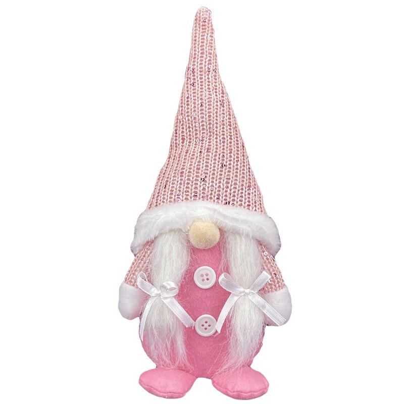 Gnome Decoration Faceless Plush Doll Christmas Desktop Ornament Xmas New Year Gift