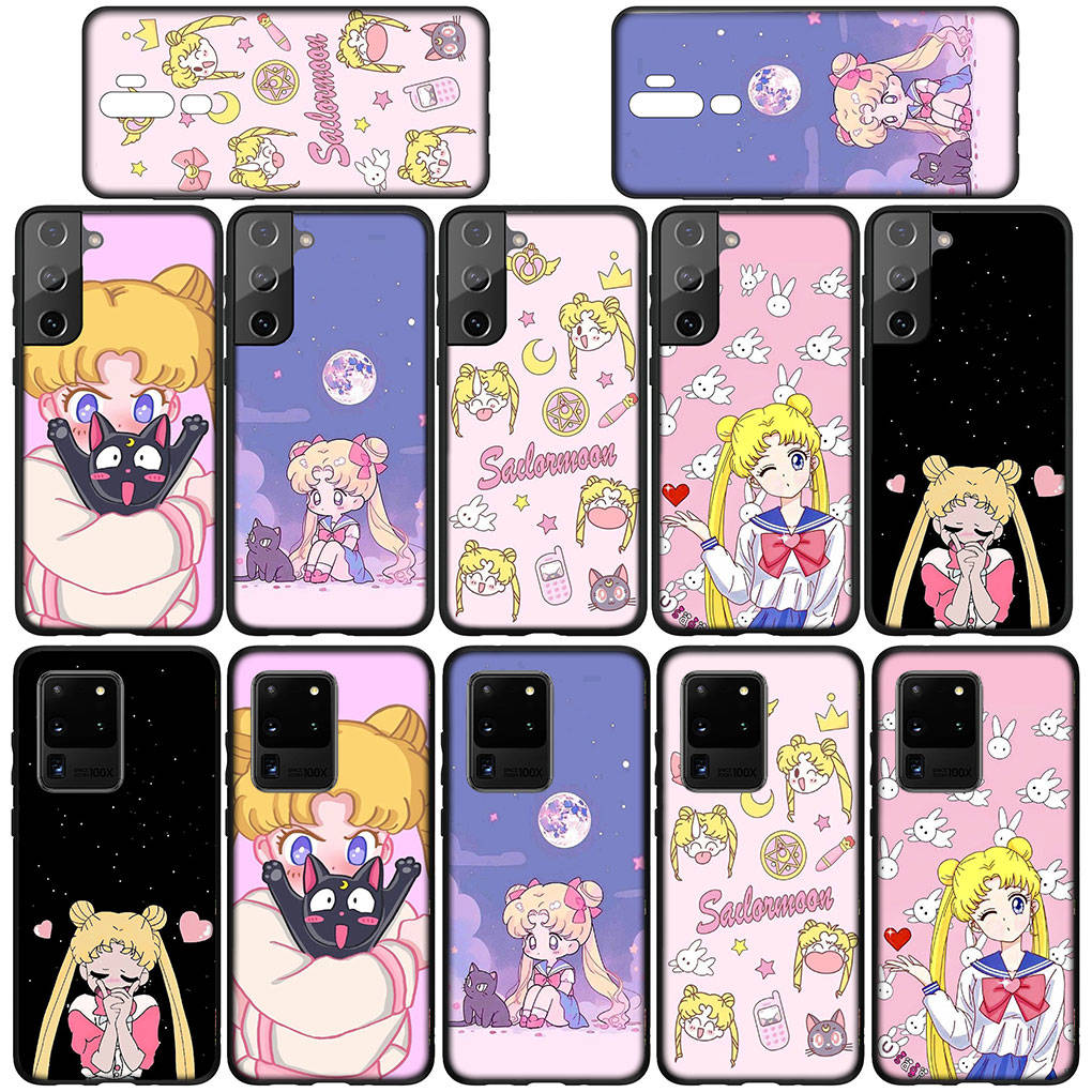 Чехол для iPhone 16 15 Xiaomi Redmi Note 14 13 12 11 Pro Max X 8 16e Samsung Galaxy S25 S24 S23 Moto OPPO Huawei Cartoon Sailor Comics Moon Phone Case