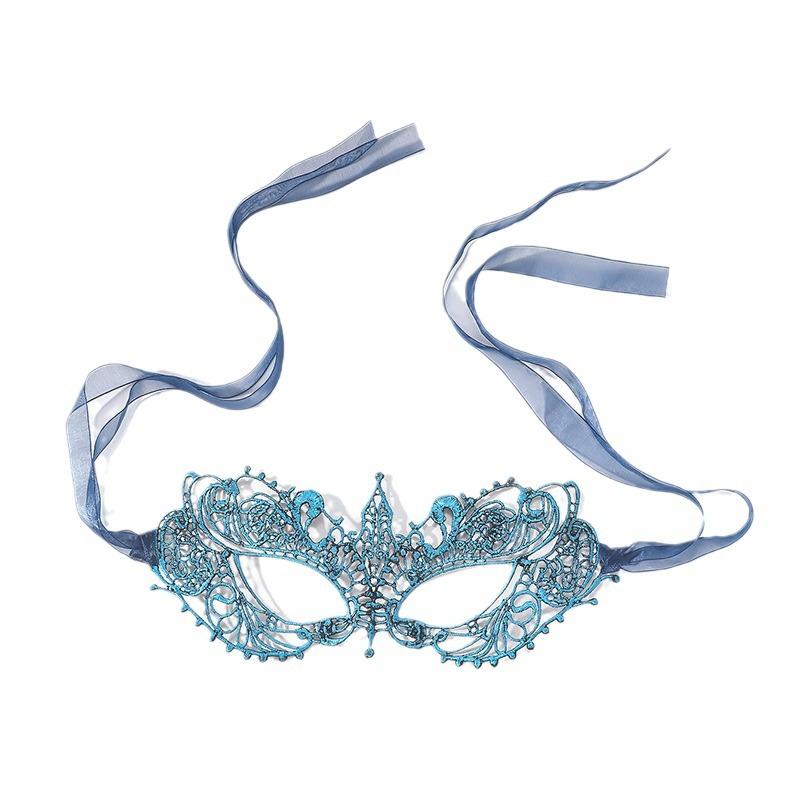 Горячее тиснение половина лица кружевная маска Хэллоуин поддельная маска сценический подиум маскарадные аксессуары