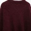 Kaslead New Arrival Women's Clothing Fashion Style Fashion Large Profile Mohair Blending Pullover 1242877