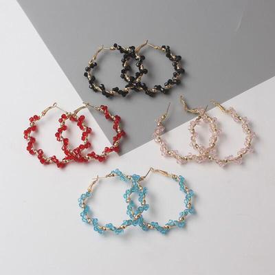 Трендовые европейско-американские серьги с кристаллами 2021 года: Стиль знаменитостей для женщин