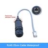 Waterproof RJ45 Connector M20 Universal Panel Mount Adapter Male To Female Ethernet LAN Cable Outdoor Network Equipment