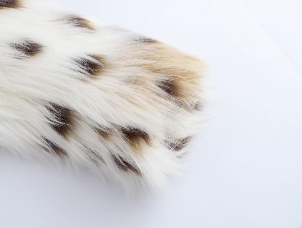 Женская куртка из искусственного меха с леопардовым принтом на осень/зиму - Уличная мода