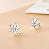 Stud Earrings Women's Fashion Sweet Flower Ear Jewelry Temperament Personality Japanese and Korean Style Niche Design Accessories