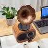 Retro Mini Gramophone Speaker – Bluetooth & FM Radio – 5 watt x 1