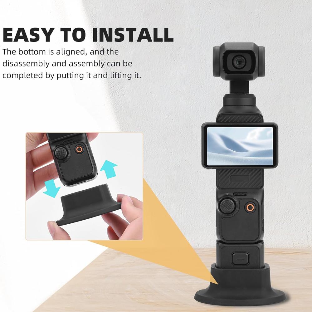 Настольная силиконовая подставка-держатель Base Support для DJI Osmo Pocket 3, устойчивый кронштейн, адаптер, аксессуары для экшн-камеры