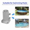 Насос-фильтр с картриджем для наземных бассейнов 55 Вт 250 л/ч Низкий уровень шума Улучшенная циркуляция и фильтрация Насос-фильтр для воды с картриджем