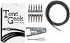 ToneGeek Solderless Patch Cable Kit 12 Plugs (Compatible with SL and SL) Canare GS-4 3m Tools Included