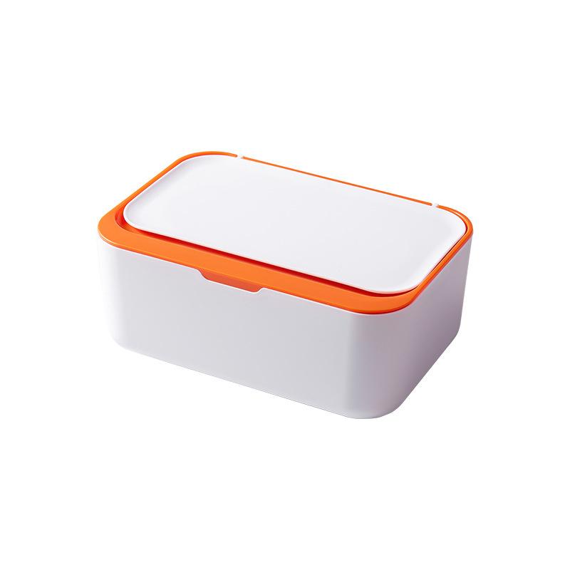 Portable Tissue Storage Box with Lid Dustproof Cover for Wet Wipes Dispenser Home Office Mask Storage Box Sealed Organizer