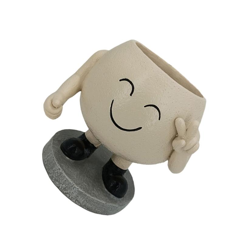 Кашпо для лица Уникальные цветочные горшки Декор для растений Горшки Контейнер для цветов