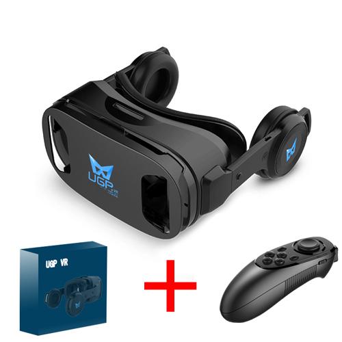 Ugp U8 Vr Glasses 3d Headset Version Imax Virtual Reality Helmet Movie Games With Headphone 3d Glasses Box Optional Controller