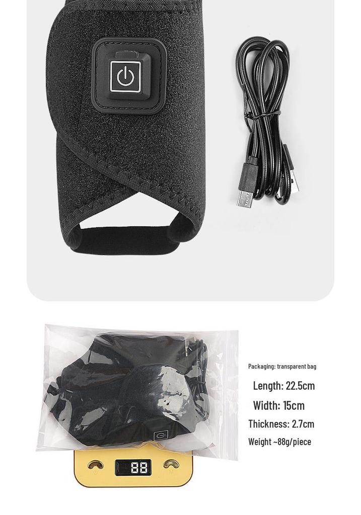 USB-обогреваемая поддержка для стопы и запястья: Компрессия с постоянной температурой для мужчин и женщин