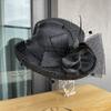 Женская летняя уличная дышащая шляпа от солнца с плоским верхом, широкополая шляпа с защитой от солнца, элегантная винтажная модная шляпа