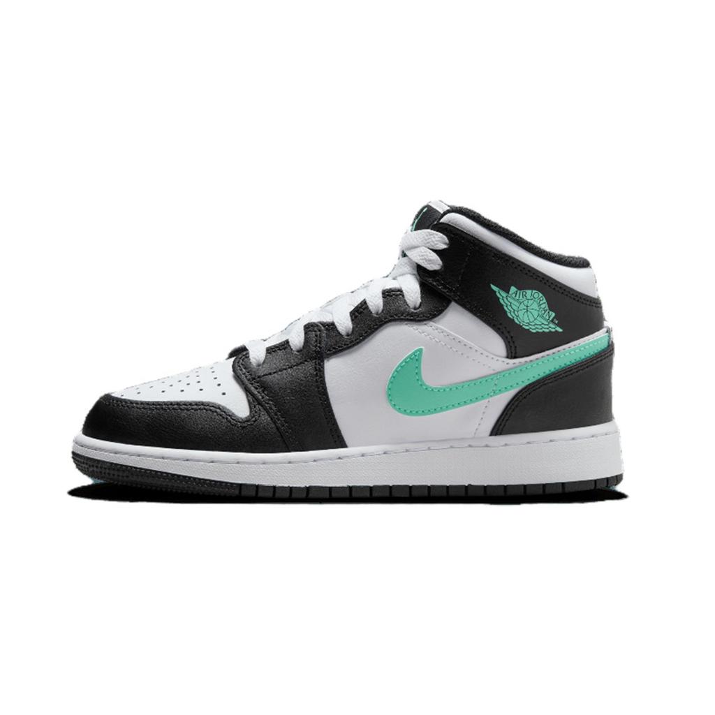 Jordan Air Jordan 1 Leather Cushioning Wear Resistant High Top Vintage Basketball Shoes Women's Black Pink DQ8423-103(Team-)-Random packaging bags