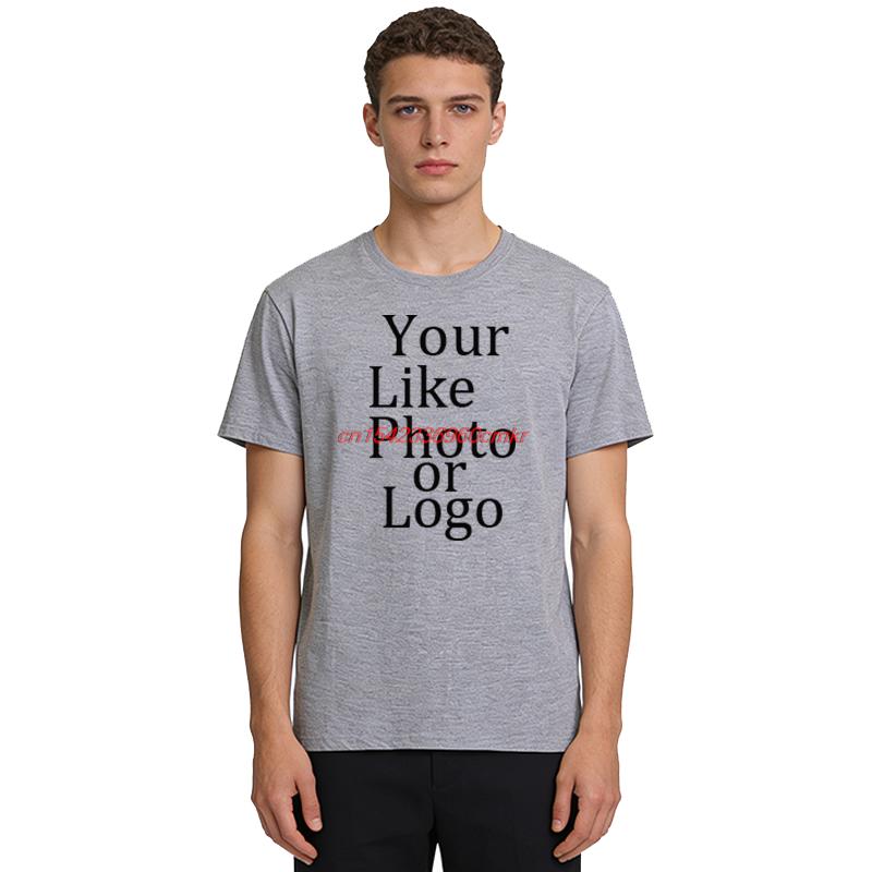 Custom T Shirt Your Design Logo Text Cotton Tshirt Personalized Gift Customized Your Design Tshirt Diy Unisex Print T Shirt