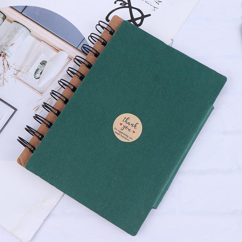 500 этикеток/рулон Круглая натуральная крафт-бумага Спасибо Наклейка Печать Этикетки Наклейка