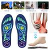 1 пара стелек с поддержкой свода стопы, ортопедические стельки для акупрессуры для облегчения боли, гибкие вставки для обуви, стельки для рефлексологического массажа