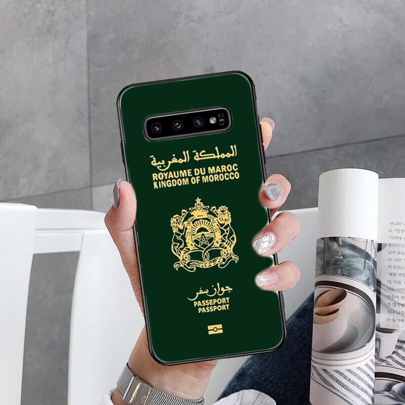 Чехол для телефона с изображением паспорта Алжира Марокко Чили Турции для Samsung Galaxy S22 S20 Ultra S20 S22 Plus S21 S10 S9 S8 Plus S10E S20 FE