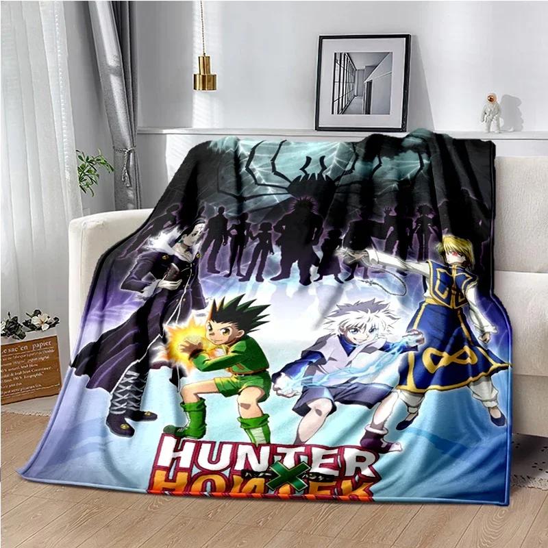 HUNTER X HUNTER Плед Аниме Мягкое Покрытие Легкое Теплое Мультяшные Пледы для Детской Комнаты Спальни