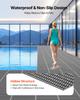 VEVOR Drainage Mat, 90 x 1500 cm, PVC Non Slip Commercial Floor Mat, Wet Area Water Drain Splash Matting Hollow Doormat Roll
