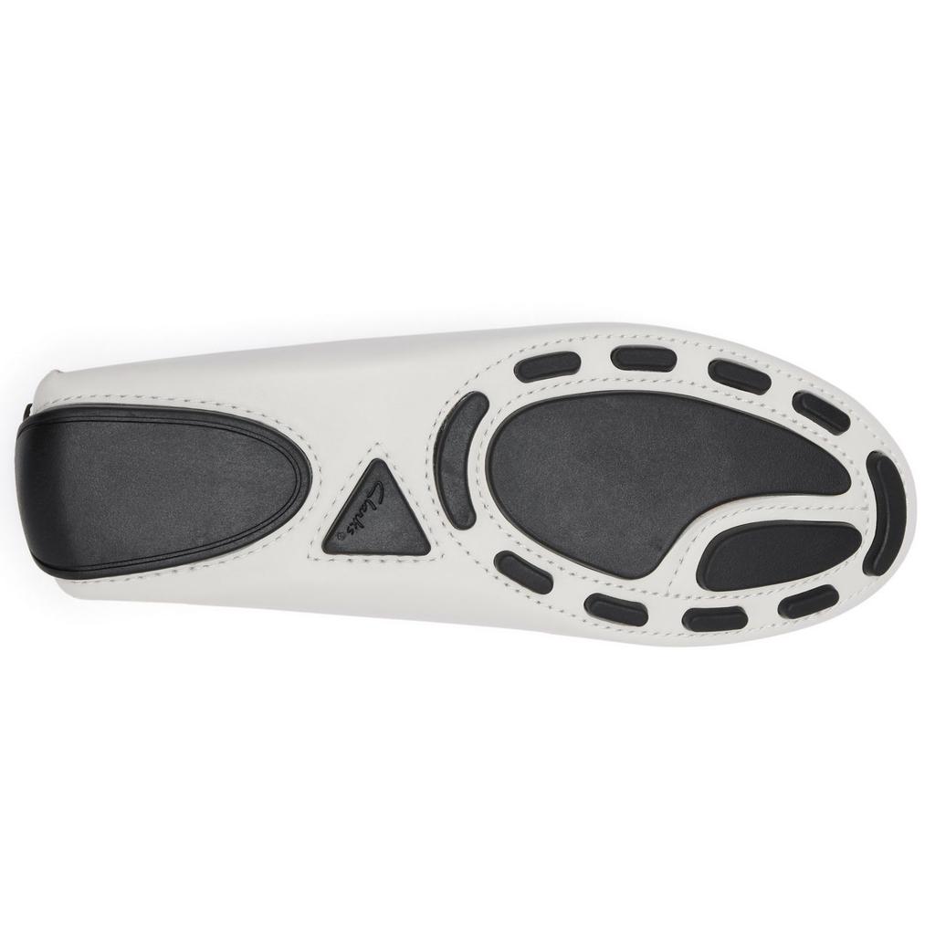 Clarks Модные Британские Слипоны Лоферы Женские лоферы Белый 261781484
