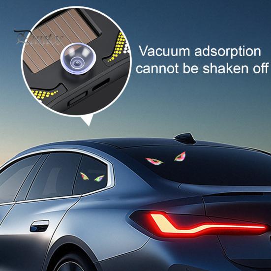 Светодиодная подсветка для автомобильного окна «Глаз Демона», USB, беспроводная, анимированная, предупреждающий свет для лобового стекла, аксессуар для модификации, а также для заднего стекла