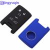 Jingyuqin Replacement 6 Buttons Silicone Shell Case Cover For 2007-2014 Cadillac Escalade ESV EXT Remote Key Fob