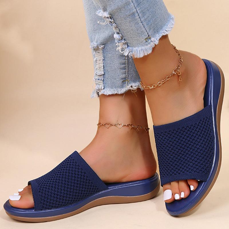 Summer Women Sandals Shoes Open Toe Shoes Woman Plus Size Sandals Ladies Party Women Shoe Slip On Female Women Slippers Footwear
