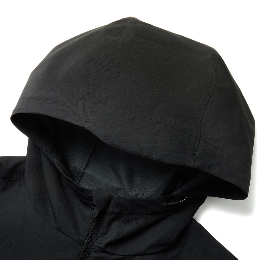 Водонепроницаемая ветровка LiNing Fitness Series с оборками и капюшоном, с надписью «На открытом воздухе», для бега, кемпинга, с длинным рукавом, на молнии, мужские куртки AFDU951-6