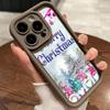Ae116 Веселого Рождества С Новым годом художественные чехлы для телефонов iPhone 16 14 13 11 Pro Max 15 7 8 6s Plus 12 mini XR XS Max Angel Eye Ladder Защитный чехол